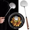 Stainless Steel Spatula Mushroom Shovel With Wooden Handle Cooking Spoon Anti-Scalding Cooking Shovel Kitchenware Accessories