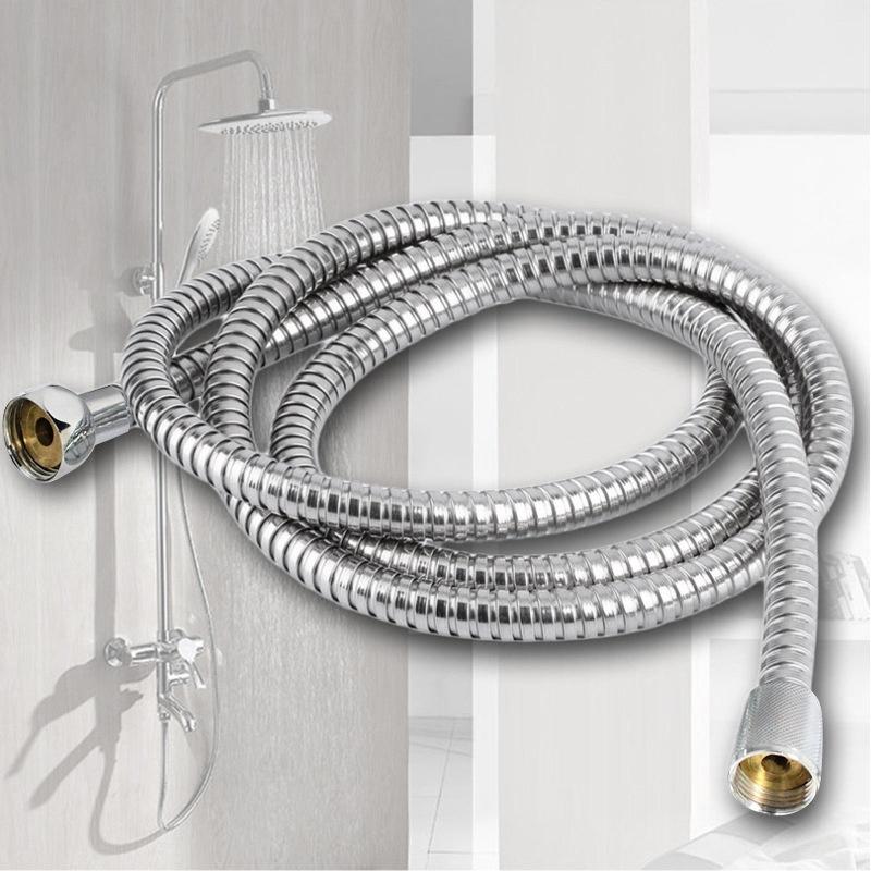 1 Peça Tubulação de Banheiro Impermeável Tubo de Água Flexível de Aço Inoxidável Tubo para Chuveiro Acessórios de Banheiro