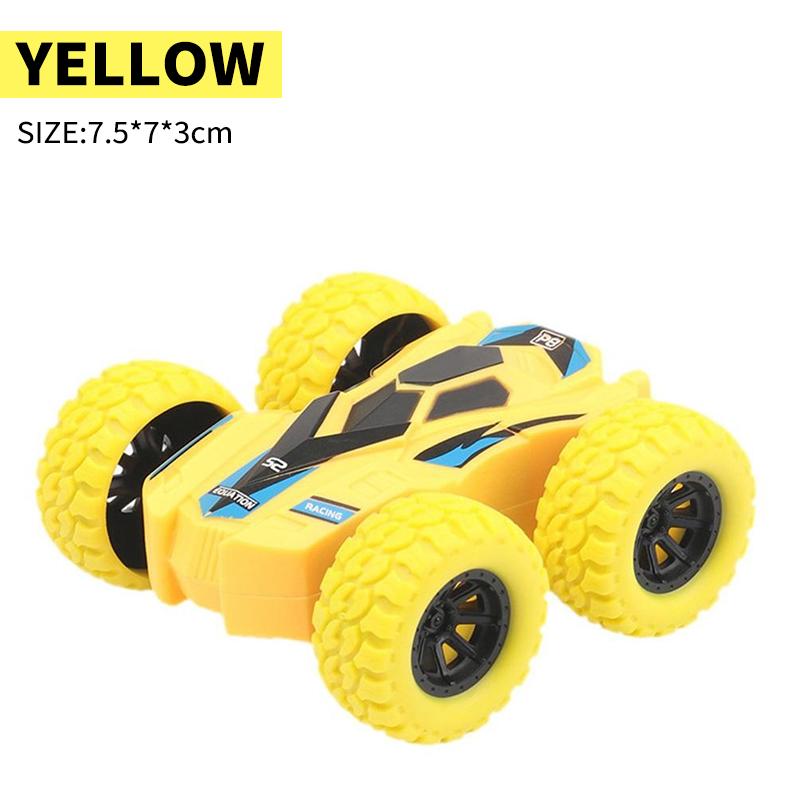 Fun Pull Back Car Double-Side Vehicle Inertia Safety and Fall Resistance Shatter-Proof Model for Kids Boys Childrens Toys Car