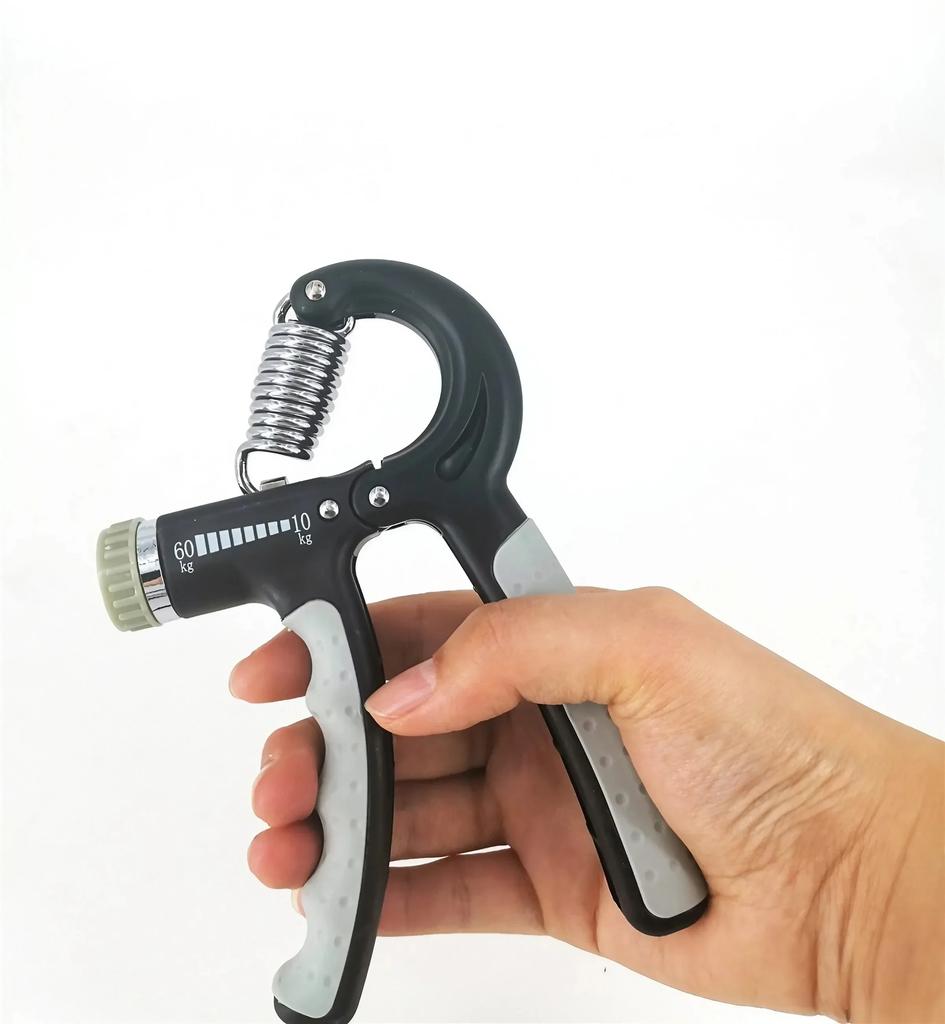 Adjustable Hand Grip Strengthener R-Shape Finger Exerciser Portable Sport Accessory Carpal Tunnel Therapy Workout Equipment