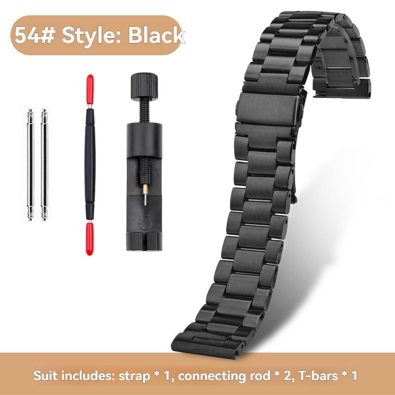 JEDENDla zegarka Casio PROTREK Pasek PRW-600/PRW-60/50/70 Solidna Stal Nierdzewna Pasek Łańcuszkowy Męski 23mm Metalowa Opaska BransoletkaMN