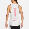 Nike Sport Clash Logo Print Hooded Loose Tank Top Men Tops White CZ1506-100