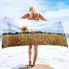 Sunflower Oversized Sand Free Beach Towel Large Quick Dry Beach Towels Bath Beach Pool Gym Travel Bath Towel for Swimming Sports