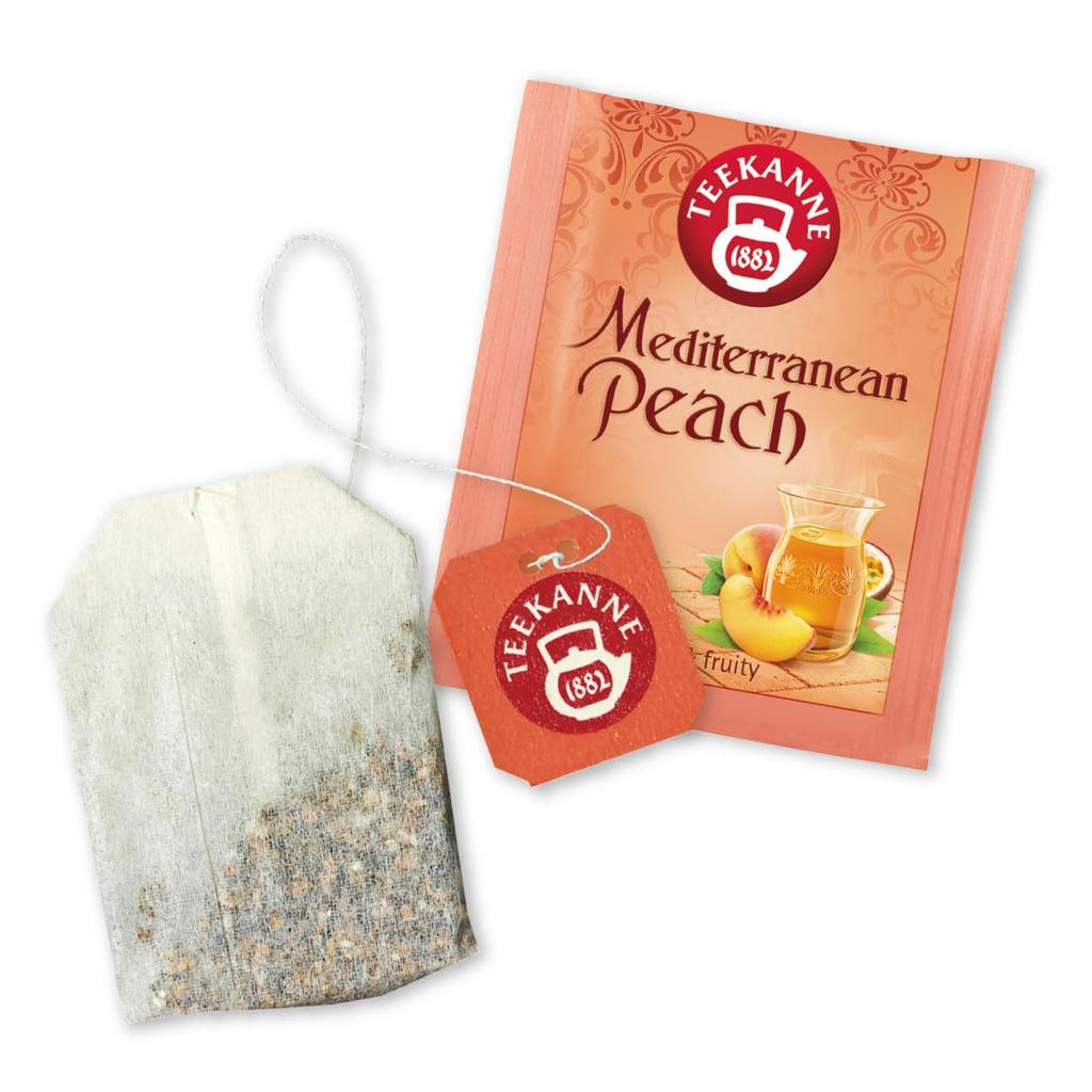 Pompadour Mediterranean Peach 20 Tea Bags 71311 x 10 Sets