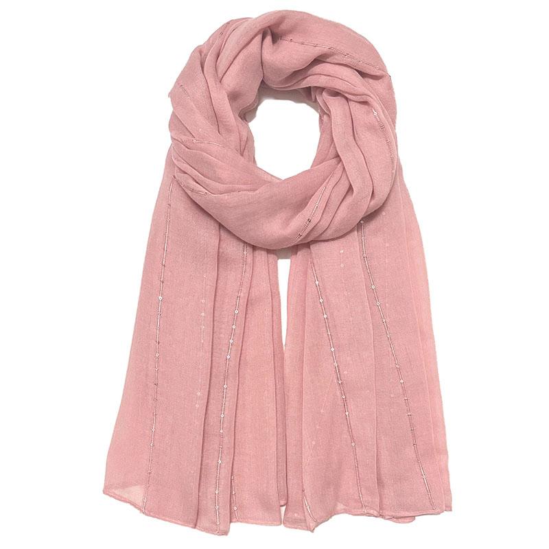 Shimmer Glitter Sequins Scarf For Women Muslim Hijab Scarves Big Size Long Shawls Islamic Turban Solid Headscarf