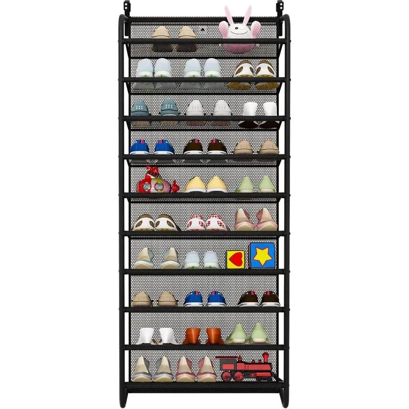 Multi-Layer Assembled Shoe Rack  Dust-proof Storage Cabinet, Simple Wall-Mounted, Space-Saving, Household