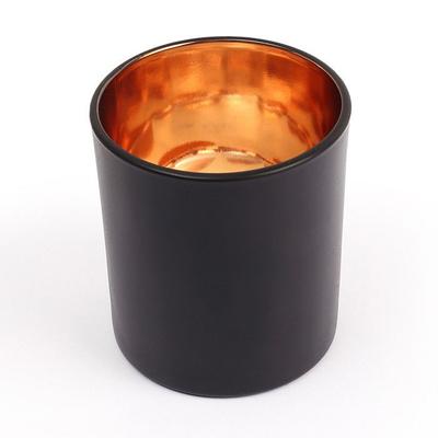 Designer Candle Glass - Matte Black - 8 X 8 X 9 Cm