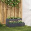 Garden Planter Anthracite 100 X 60 X 45 Cm
