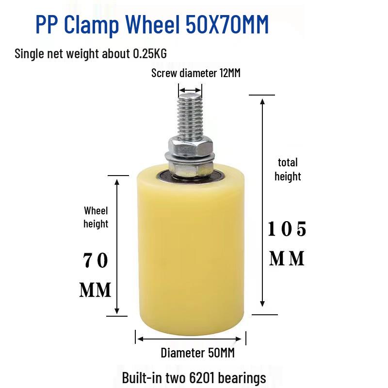 Nylon Electric Sliding Door Guide Wheel Pulley Caster (Multiple Models)