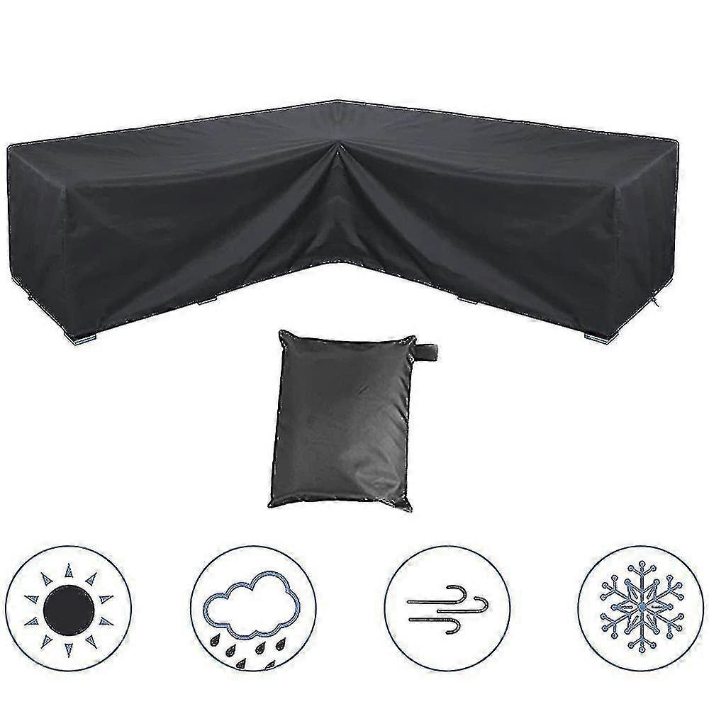 Corner Sofa Cover Waterproof Garden Furniture Set Cover Outdoor Sectional Furniture Cover -ayane