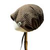 New Wasteland Style Retro Double sided Plaid Pullover Hat for Women Korean Style Casual Face showing Small Baotou Pile Hat Trendy Cold Hat