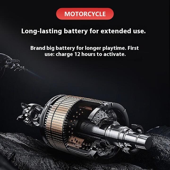 Children's electric motorcycle 1-10 years old boys and girls charging toy battery car baby three-wheeled stroller can seat people