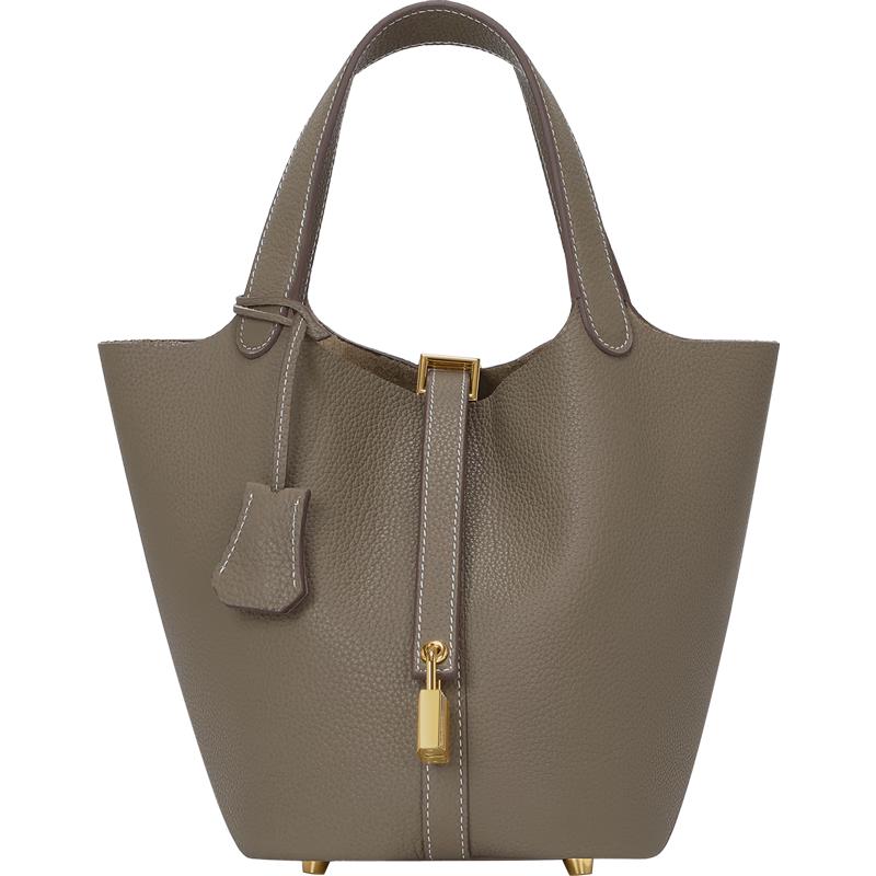 CASSILE Women's Luxury Leather Bucket Bag
