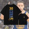 Curry Signature Cotton Short Sleeve T-Shirt Men's and Women's Summer Youth Students Trendy Basketball Sports Loose Shoulder Half Sleeve