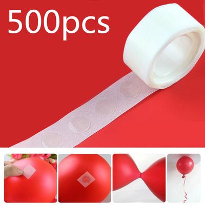 500 Punkte Ballonbefestigung Klebepunkt Befestigen Sie Luftballons an der Decke oder an der Wand, Ballonaufkleber, Geburtstagsfeier, Hochzeitsdekoration