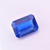 Natural Blue Tanzanite Loose Gemstone Tanzanian 15 Ct Emerald Cut for Jewelry Making and Crafts