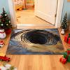 Badematte Realistisch Abstrakt Rutschfest 3D Loch Optische Illusion Bereichsteppich Für Schlafzimmer Arbeitszimmer Gästehaus Haustür Sofaseite Wohnheim