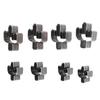 Leather Cutting Dies 8pcs, High Carbon Steel Cactus Shaped Punching Tool Metal Leather Craft DIY Cutting Mold for Leather Crafts and Other Art