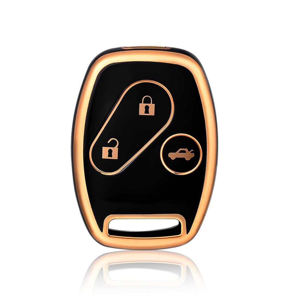 2/3 Buttons Soft TPU Car Key Case Cover for Honda Fit CIVIC JAZZ Pilot Accord CR-V Freed Freed Pilot StepWGN Insight Key Shell