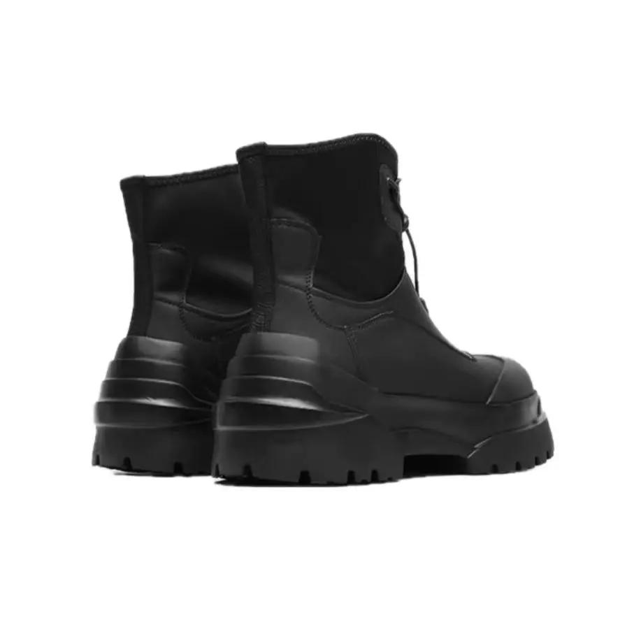 New  Men's Retro High-top Heightening Thick-soled Outdoor Function Wind Elastic Elastic Platform Boots