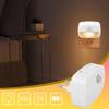 LED Motion Sensor Night Light Plug In EU US Plug Soft Warm Wall Lamp for Baby Kids Room Stairs
