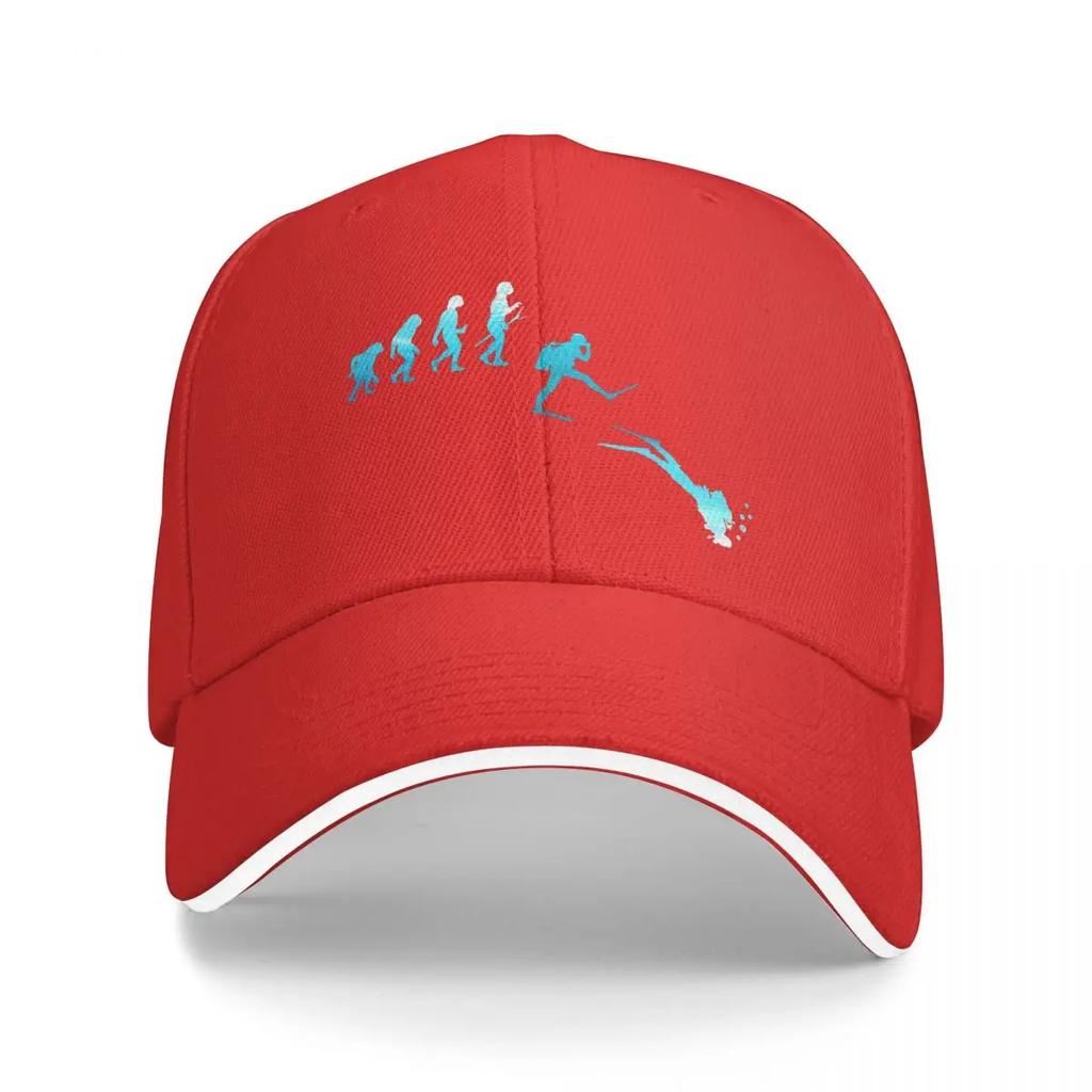 Casquette de Baseball Evolution Dive Scuba Diving Casquettes Snapback Coupe-vent pour Hommes Femmes Visière