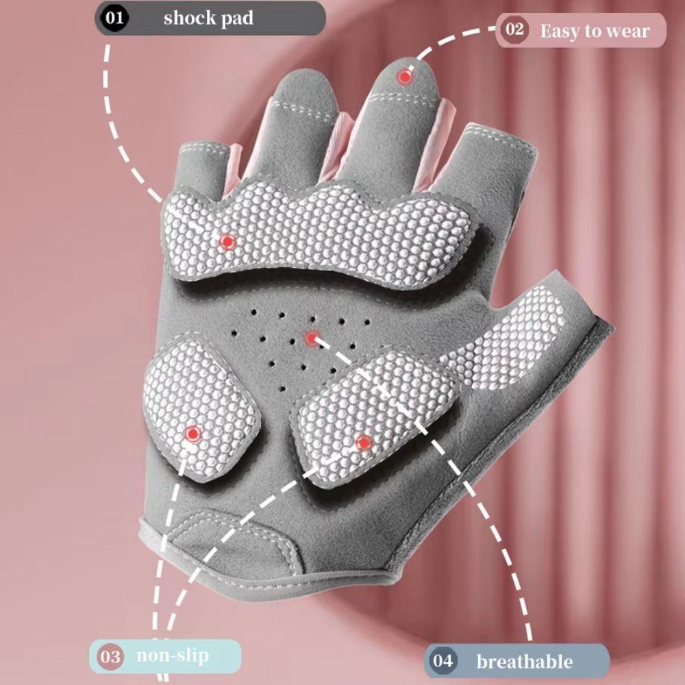 Wear-Resistant Motorcycle Gloves Vintage Men'S Fingerless Gloves Racing Finger Mittens Accessories