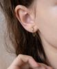Merrymotive Tiny Star And Chain Drop Earring