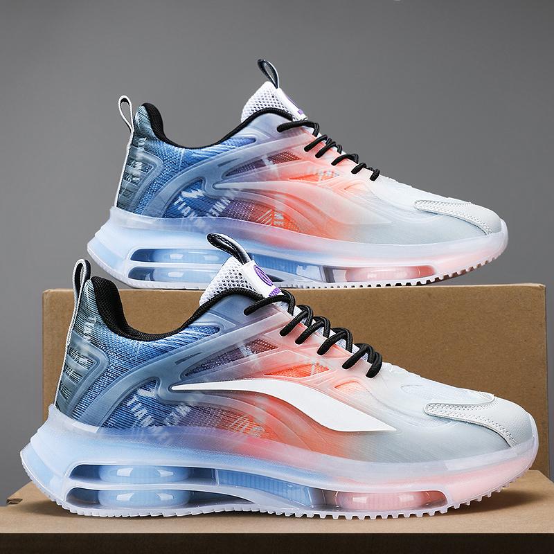 Spring and Autumn Breathable Sports Leisure Running Lightweight Shock Absorption Junior High School Students An Increase Daddy Tide Shoes