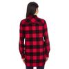 Burnside Womens/Ladies Plaid Flannel Woven Shirt
