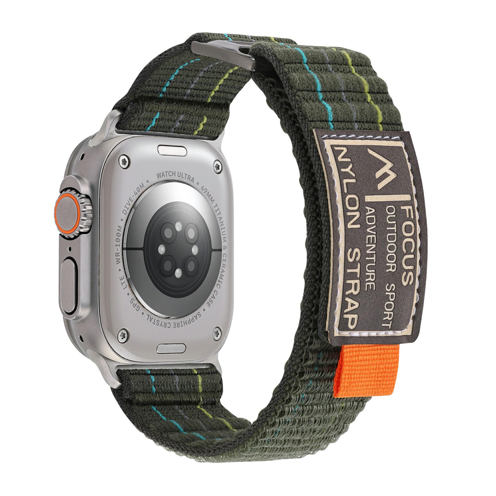 

KALEBOL Nylon Sport Band for Apple Watch Series 11 10 42mm/9 87 41mm/SE3 SE2 SE 6 5 4 40mm/3 2 1 38mm C
