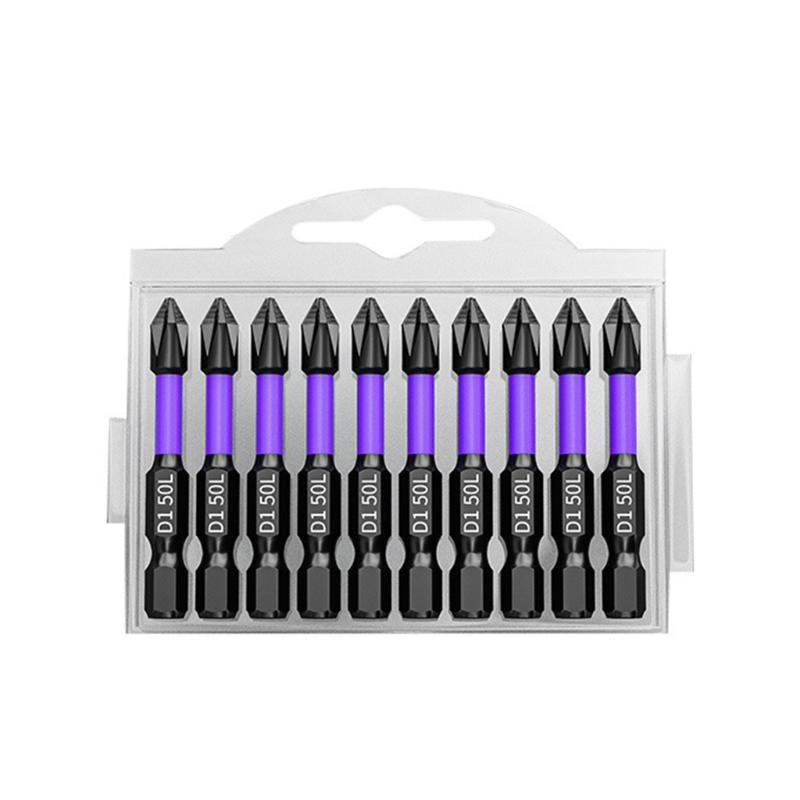 

10/20Pcs Cross Head Screwdriver Bit Set for Electrician 1/4 Inch Hex Shank Magnetic Cross Screw Driver Drill Bit