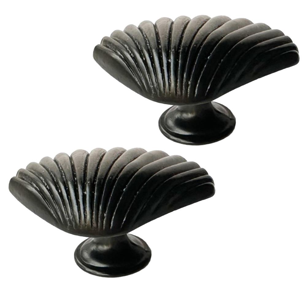 Furniture Handles Cabinet Drawer Knobs Zinc Alloy Cupboard Door Handle Shell Shape Handle Furniture Handware Pull Handles
