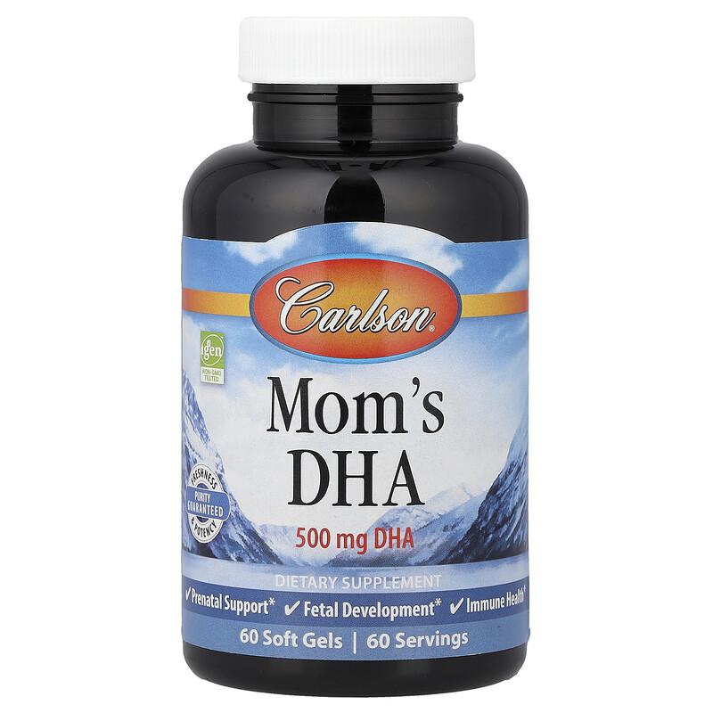 Mom's DHA, 500 Mg, 60 Soft Gels