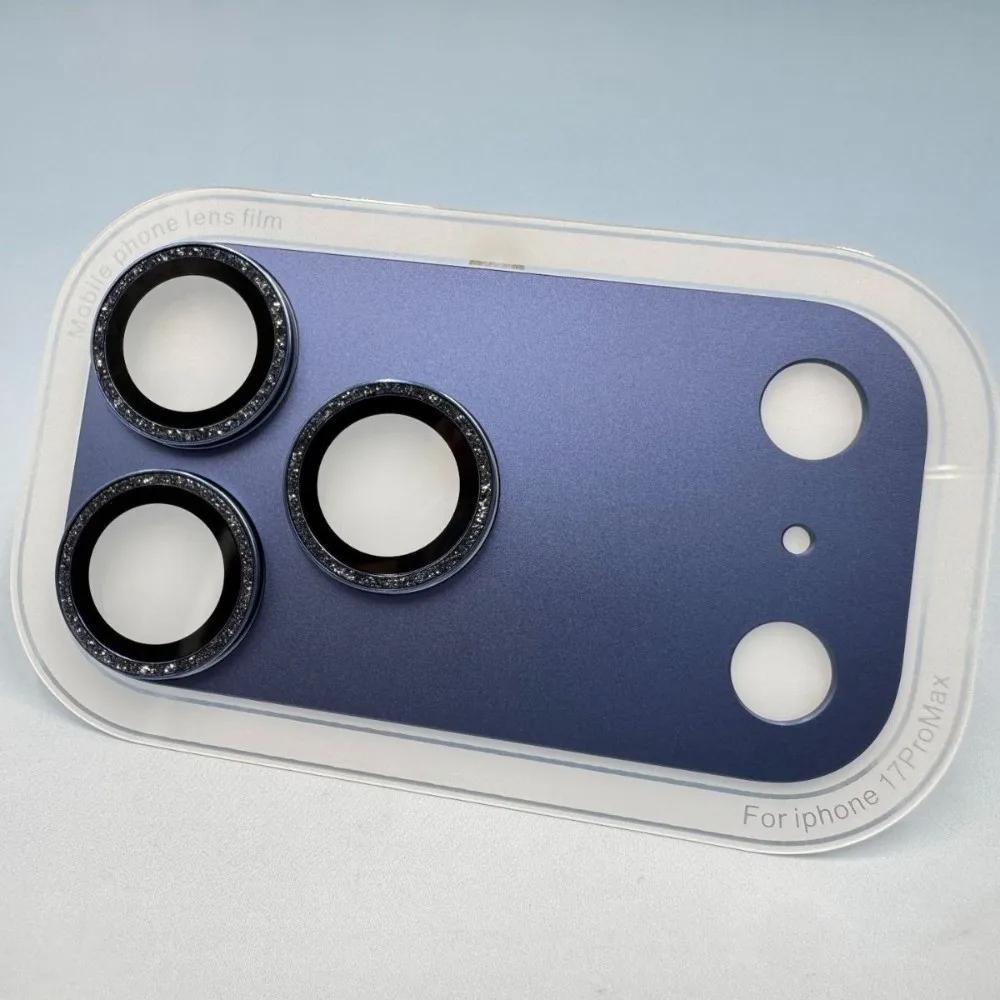 Corning Glass Camera Lens Glass Cover Aluminum Base Fall-resistant AR Camera Lens Protector Back Camera Glass for iP17 Pro