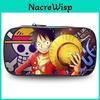 Sac à Crayons à Couche Unique Imprimé Anime One Piece Luffy Rangement Papeterie Étudiant Pour Enfants