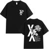 Rapper Mgk Lost Tour 2025 Verano 100% Algodón Camiseta Estampada Hombres Mujeres Moda Casual Manga Corta Hip Hop Oversized Y2k