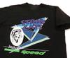 Vtg Stray Cats Built For Speed Cotton Full Size Unisex Black Shirt Unisex T-Shirt
