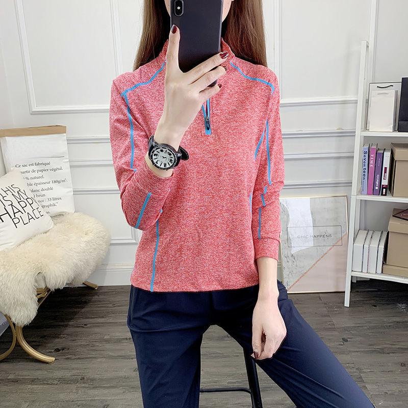 Breathable and Lightweight Outdoor Quick-Drying Women's Running Sports Long-Sleeved T-Shirt