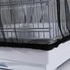 Bird Cage Protective Net, Bird Cage Net, Nylon Cage Cover Elastic Mesh Airy Bird Cage Protective Cover Anti-Dust Seed Catcher Pet Product Size L