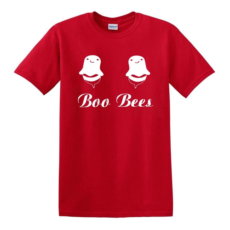 Boo Bees T-Shirt Party Gift Men s Ladies Halloween Funny Comedy Scary Top Tee 3 S