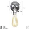Pull Chain Switch Scones led Wall Lights Chrome Loft Style Retro Vintage Iron Bedroom Wall Lamp Bedside Lampen Stair Wandlamp