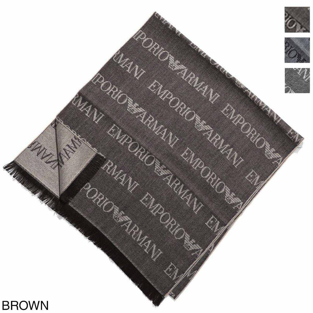 Emporio Armani Scarf 625053 CC786 (Brown 00152) [Used]