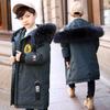 Children's Down Jacket Mid-length Style Thickened White Duck Down Jacket