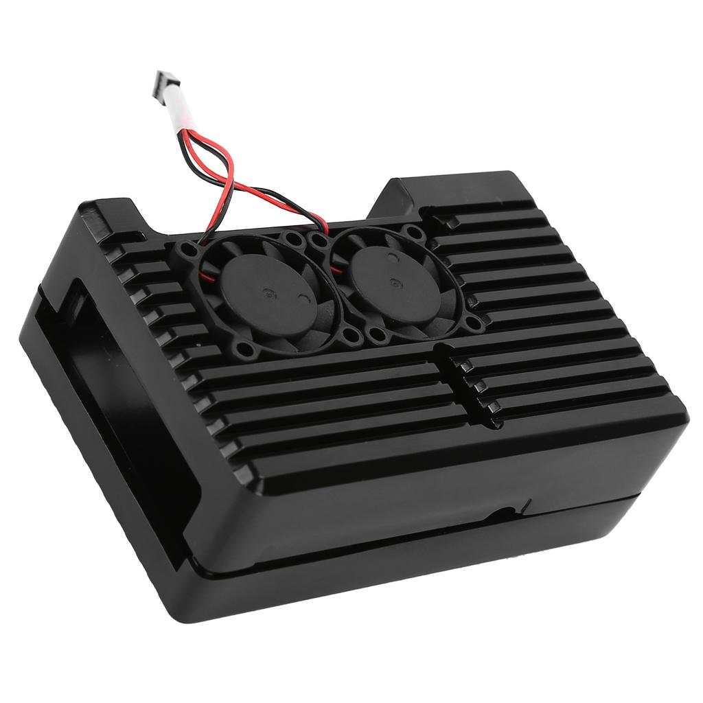 Case for Raspberry Pi 4 Cooling Shell Metal Box Aluminum Alloy Protective Enclosure with 2 Fan