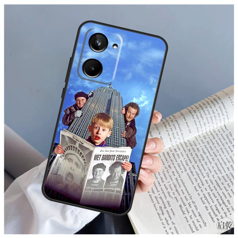 Home Alone For Realme C61 C63 C71 C55 C67 C51 C75 C65 C53 C35 11 12 13 14 Pro Plus GT6 GT7 15 Pro Case