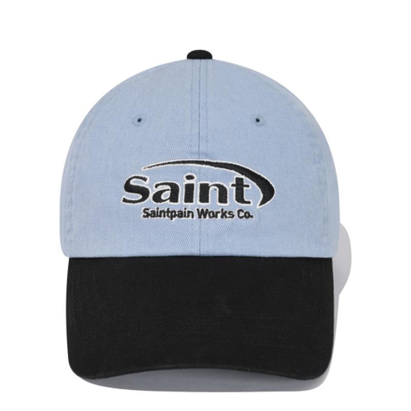 SAINTPAIN SP SAINT LOGO BALL CAP-LIGHT BLUE