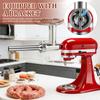 3Pcs Sausage Stuffer Tube Stainless Steel Sausage Filling Funnel with Retainer Ring Homemade Sausage Maker Tube for Meat Grinder