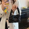 Sommer Ensfarget Paljettglans Skulderveske Casual Kjede Underarmsveske Enkel Stor Kapasitet Kvinnelig Shopping Mote Crossbody-veske