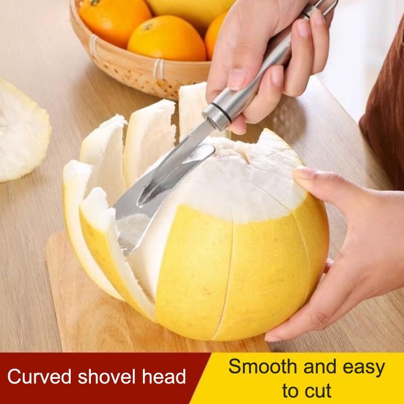 Orangenschäler Edelstahl Zitrone Manueller Schäler Praktischer Frucht Grapefruit Öffner Schneider Küchenhelfer Küchenzubehör